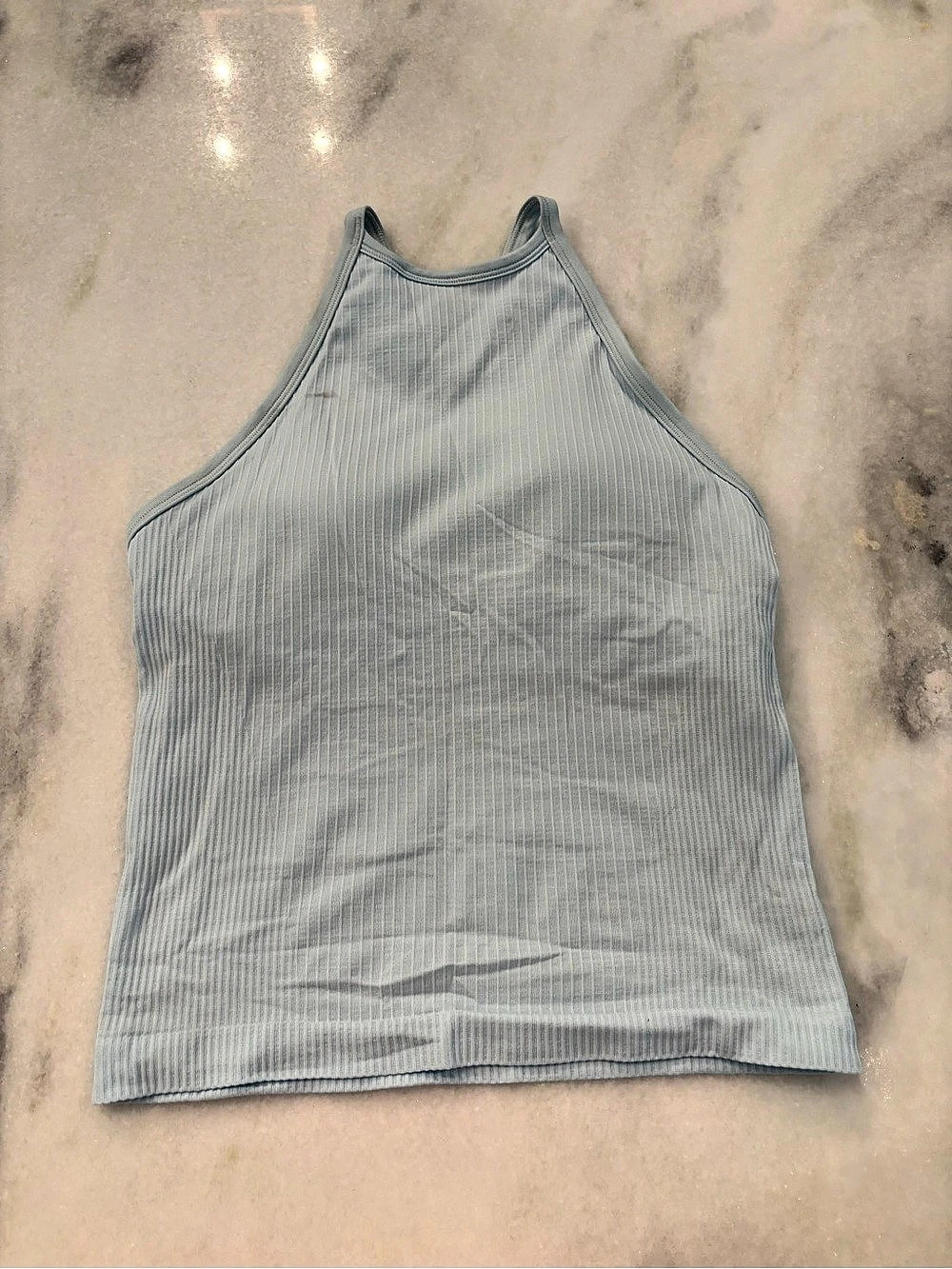 lululemon Align Tank Ribbed Tank Top Blue Size 6